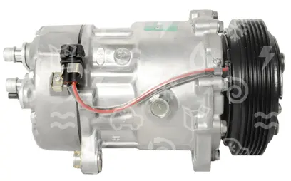 kompresor SANDEN 7V16 model 1246, 1207, 1244, 1279, řemenice 128 mn